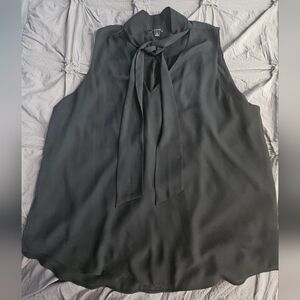Ann Taylor Elegant Black Sleeveless Blouse